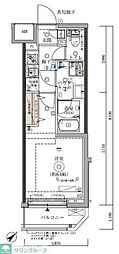 ARCOBALENO KIKUNA 1Kの間取図画像