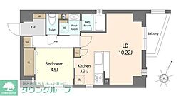 GLANZふれあいの丘 1LDKの間取図画像