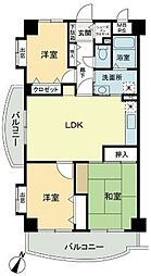 ビューハイツ高山 3LDKの間取図画像