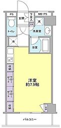 セジュール市ケ尾 ワンルームの間取図画像