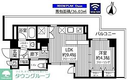 GRAND青葉台 1LDKの間取図画像