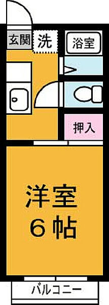 ツクバリバーサイドイースト 207｜茨城県つくば市天久保4丁目(賃貸アパート1K・2階・19.00㎡)の写真 その2