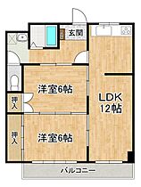 ブリランテ下妻 204 ｜ 茨城県下妻市小島695（賃貸マンション2LDK・2階・53.69㎡） その2