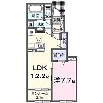 リクワイヤド　5 103 ｜ 茨城県つくば市要元猿壁108-1（賃貸アパート1LDK・1階・50.14㎡） その1