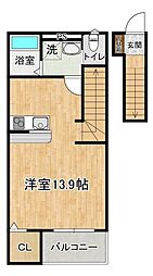 Rainbow Kamiyokoba B 2階/202