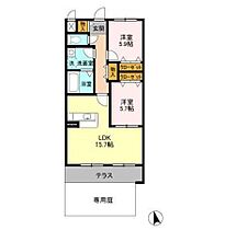 ｇｒｅｅｎ ｐａｒｋ ｏｋａｄａ 103 ｜ 茨城県つくば市学園南2丁目6-7（賃貸マンション2LDK・1階・66.00㎡） その2