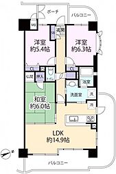 間取図画像 3LDK