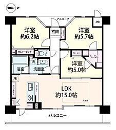 間取図画像 3LDK
