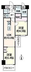 ストークマンション内本町 2LDKの間取図画像