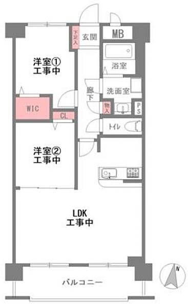 間取りを拡大表示