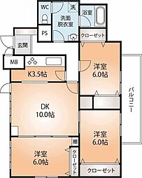 間取図画像 3LDK
