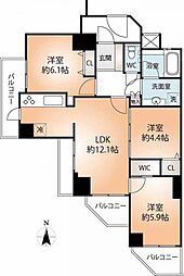 間取図画像 3LDK
