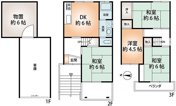 間取りを拡大表示