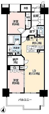 間取り シエリア王子公園 14階/-