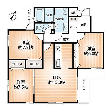 間取り図です。
