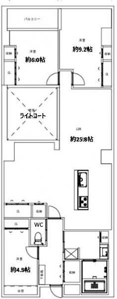 間取りを拡大表示