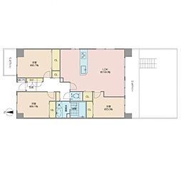 間取図画像 3LDK