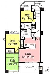 間取図画像 3LDK