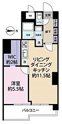 メゾン青山 1LDKの間取図画像