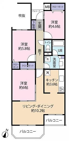 間取りを拡大表示