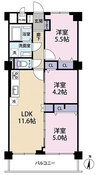間取りを拡大表示