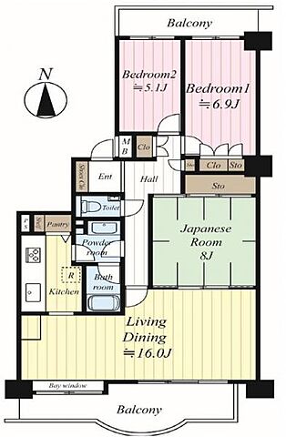 間取り ガーデンハイツ小平1番館 9階/-