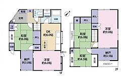 八王子・諏訪町　中古戸建 5DKの間取り
