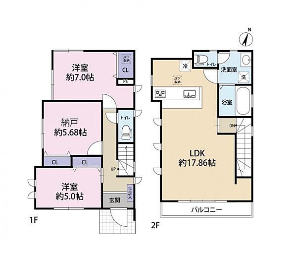 間取りを拡大表示