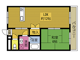 サンロイヤルSHIBATA 102 ｜ 大分県大分市大字荏隈5-3（賃貸マンション1LDK・1階・44.13㎡） その2