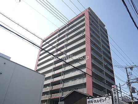 ベレッツァ尼崎の外観（北東側から）