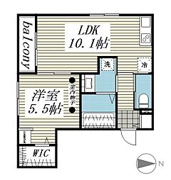 間取図画像 1LDK