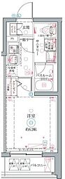 杉並区今川1丁目マンション 1Kの間取図画像