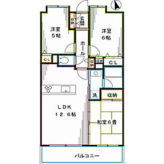 物件の間取り
