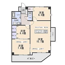 ハイムビーオール 1階