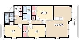 ガゾンドコリーヌシュドゥ 2階