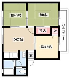 サンシティ栗ノ木　A棟 2階