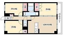 ベルルージュ上社 6階