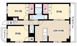 ベルルージュ上社 5階