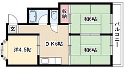 間取図画像 3DK