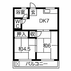 物件の間取り
