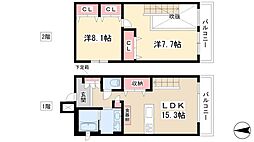 CELEBRATIONSAKURAYAMA 2LDKの間取図画像