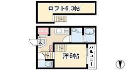 間取図画像 1K