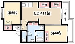 シャルム小畑 2階