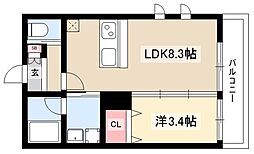 ベネフィス西新 2階