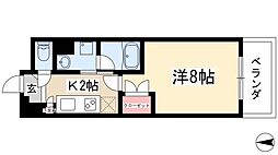 間取図画像 1K