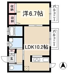 コージィーコート 2階