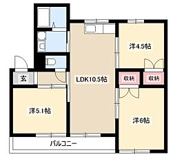 エクセル東丘 2階