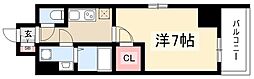 エスリード新栄グランラグジェ 1Kの間取図画像