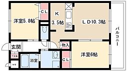 クレストハイム引山 2階