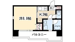ルシャンパーニュ 1Kの間取図画像